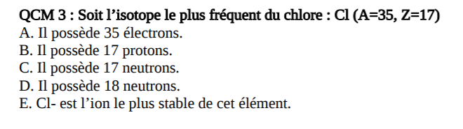 Colle 1 Chimie UE1 Chimie Tutorat Associatif Toulousain