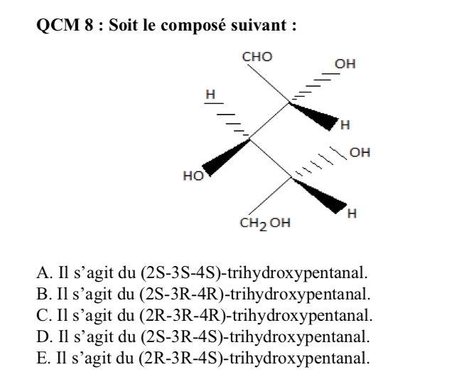 QCM Chimie Orga - UE1 - Chimie - Tutorat Associatif Toulousain