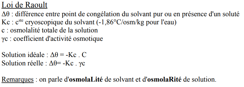 calcul molalité - UE3 - Biophysique - Tutorat Associatif Toulousain