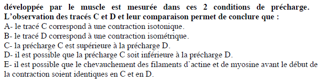 QCM Entrainement Physiologie Musculaire - UE3 - Physiologie - Tutorat ...