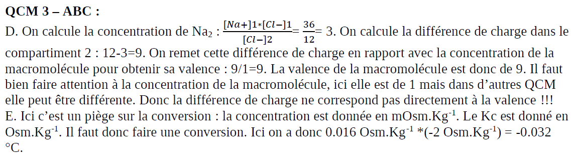 Point de congélation - UE3 - Biophysique - Tutorat Associatif Toulousain